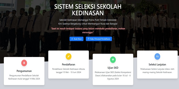Ilustrasi pendaftaran sekolah kedinasan