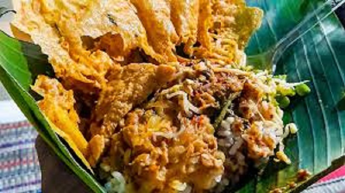Nasi pecel bledek, salah satu kuliner khas Nganjuk