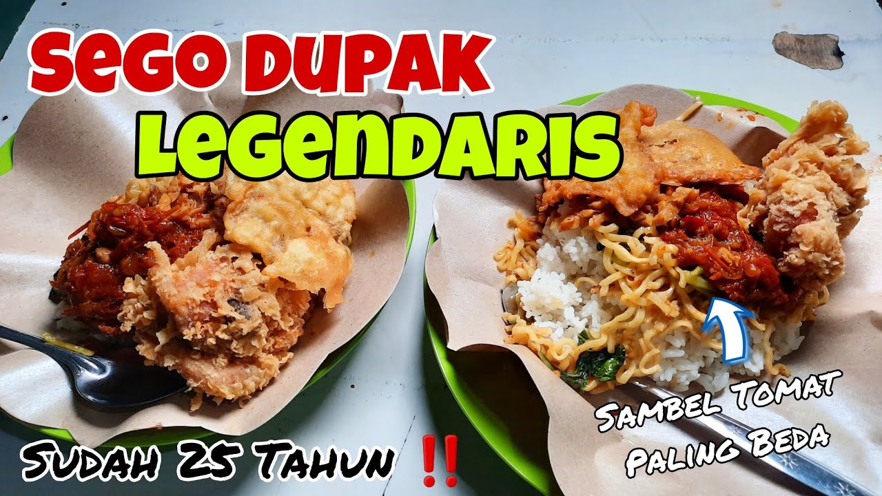 Sego Dupak, salah satu kuliner khas tuban