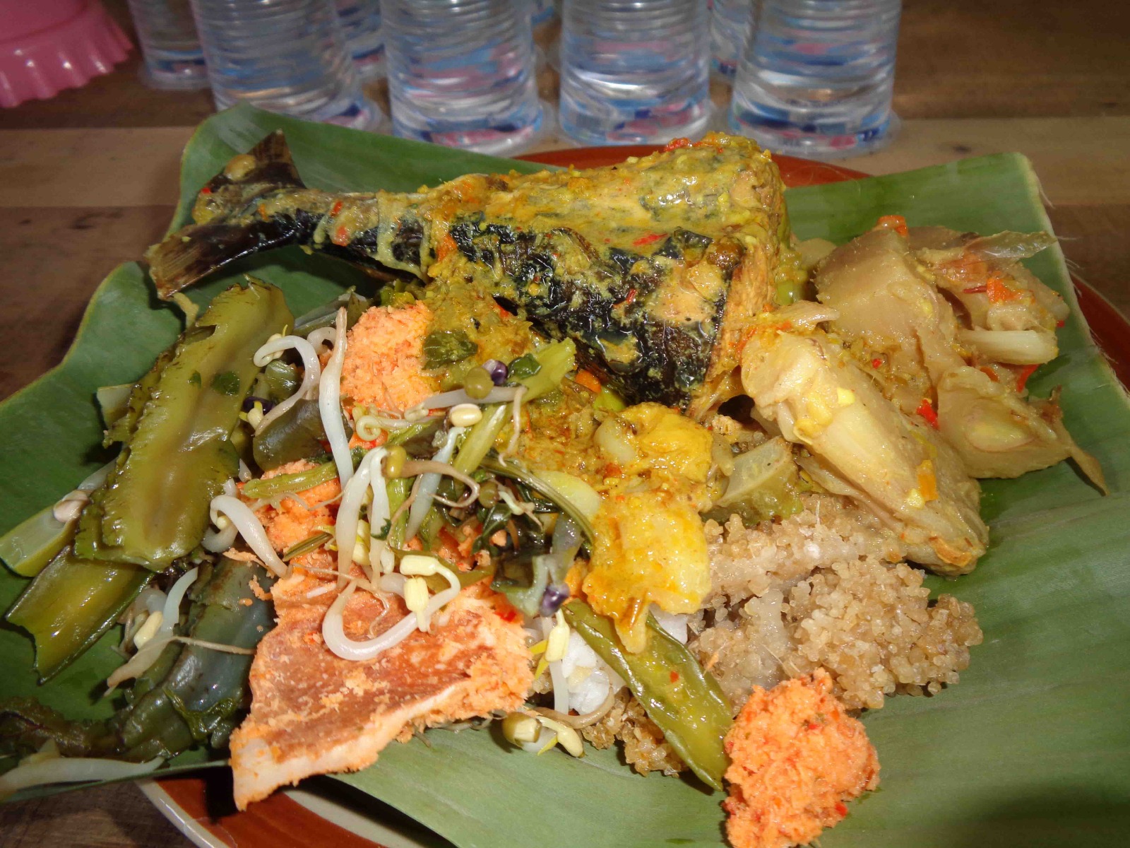Sego tiwul, salah satu kuliner khas asal Trenggalek