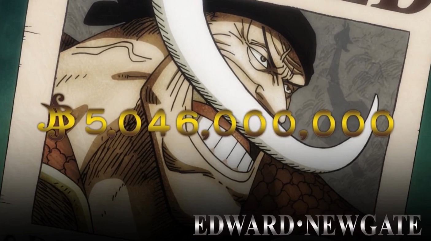 Edward Newgate alias Shirohige, salah satu mantan Yonkou di anime One Piece