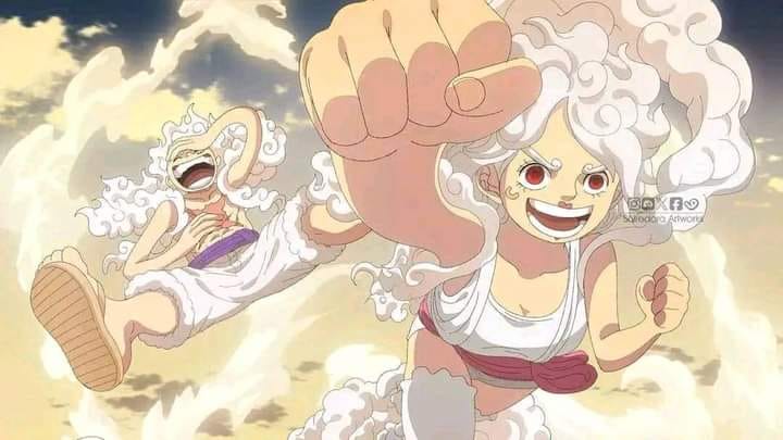 Ilustrasi tampilan God Nika yang kini jadi 2 di Manga One Piece 1118