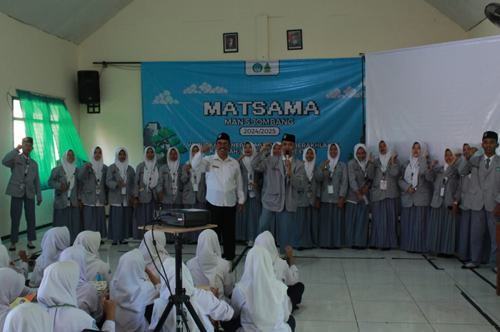 Salah satu bentuk kegiatan Matsama di MAN 5 Jombang