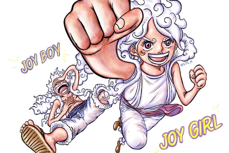 Ilustrasi aksi luffy dalam Manga One Piece 1121 yang mulai tersebar