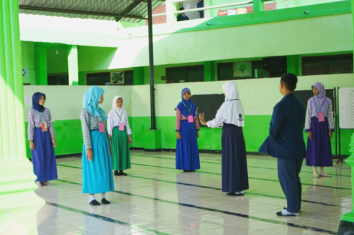 Salah satu kegiatan seru di matsama MTsN 11 Jombang