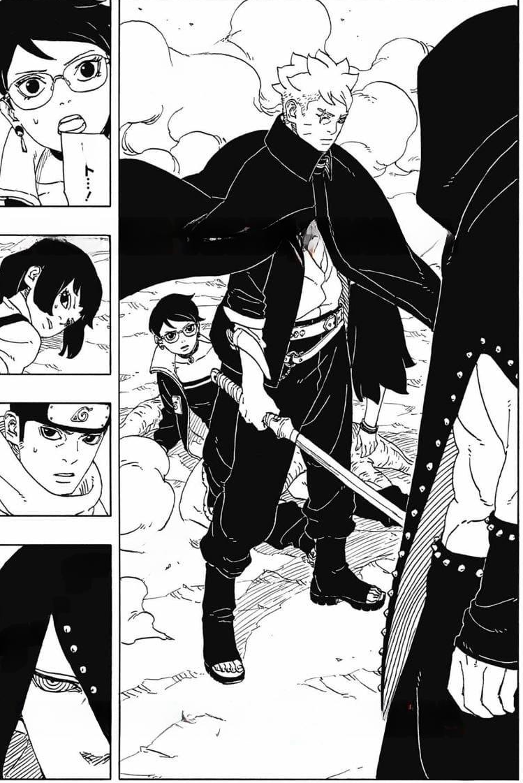 Potongan spoiler Manga Boruto two Blue Vortex Chapter 12