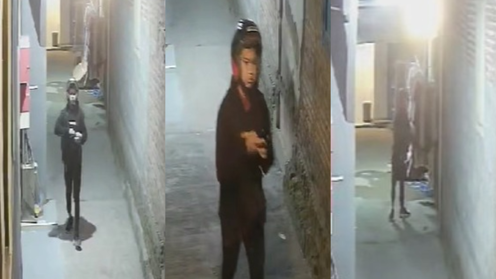 Potongan CCTV aksi pelaku pencurian pakaian dalam wanita di rumah kos di Desa Kwaron, Diwek, Jombang