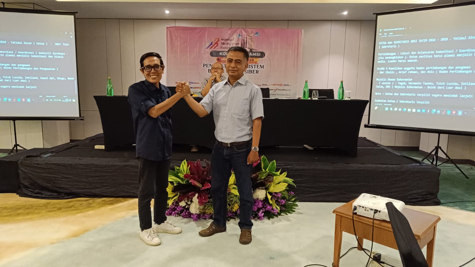 Ainun-Amir Dipercaya Sebagai Ketua dan Sekretaris AMSI Jatim 2024-2028