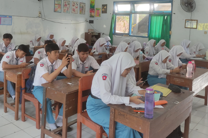 Tryout ANBK 2024 di SMAN 1 Jombang