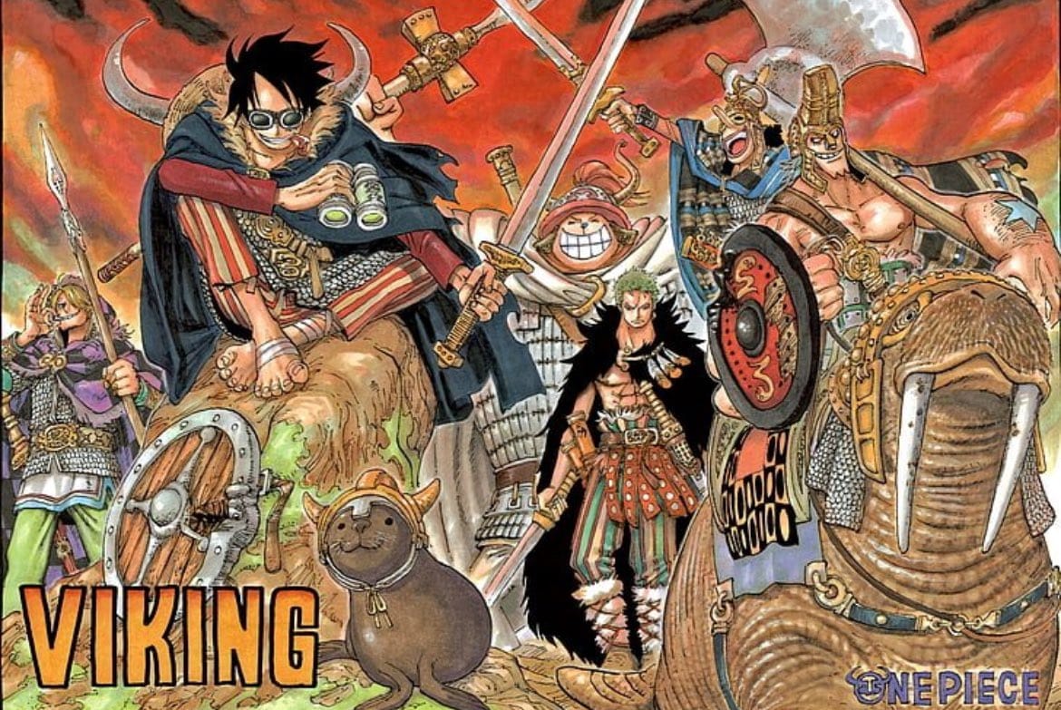 Ilustrasi Manga One Piece 1123 yang sudah menyebar
