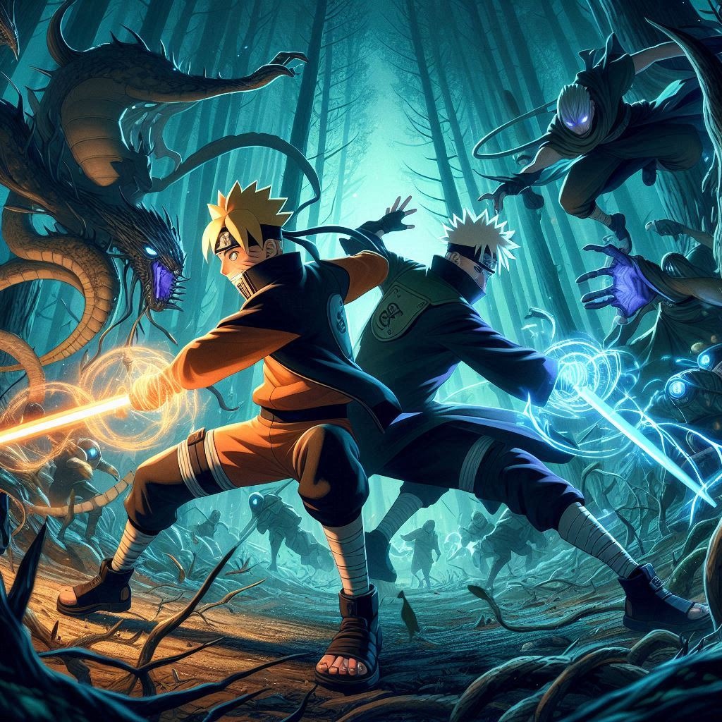 Ilustrasi spoiler Manga Boruto: Two Blue Vortex