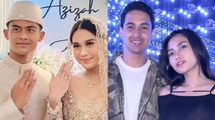 Pasangan Pratama Arhan dan Azizah atau Zize (kanan)