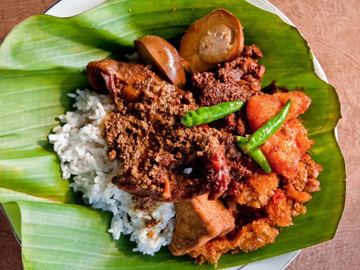 Ilustrasi gudeg khas Jogja