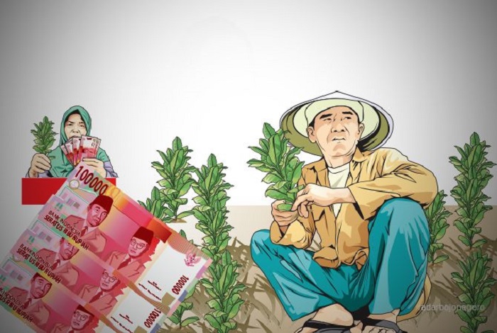 Ilustrasi bantuan untuk petani tembakau dan pekerja dari DBHCHT