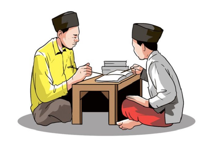 Ilstrasi guru TPQ di Jombang yang insentifnya terancam dihapus, imbas efisiensi anggaran.