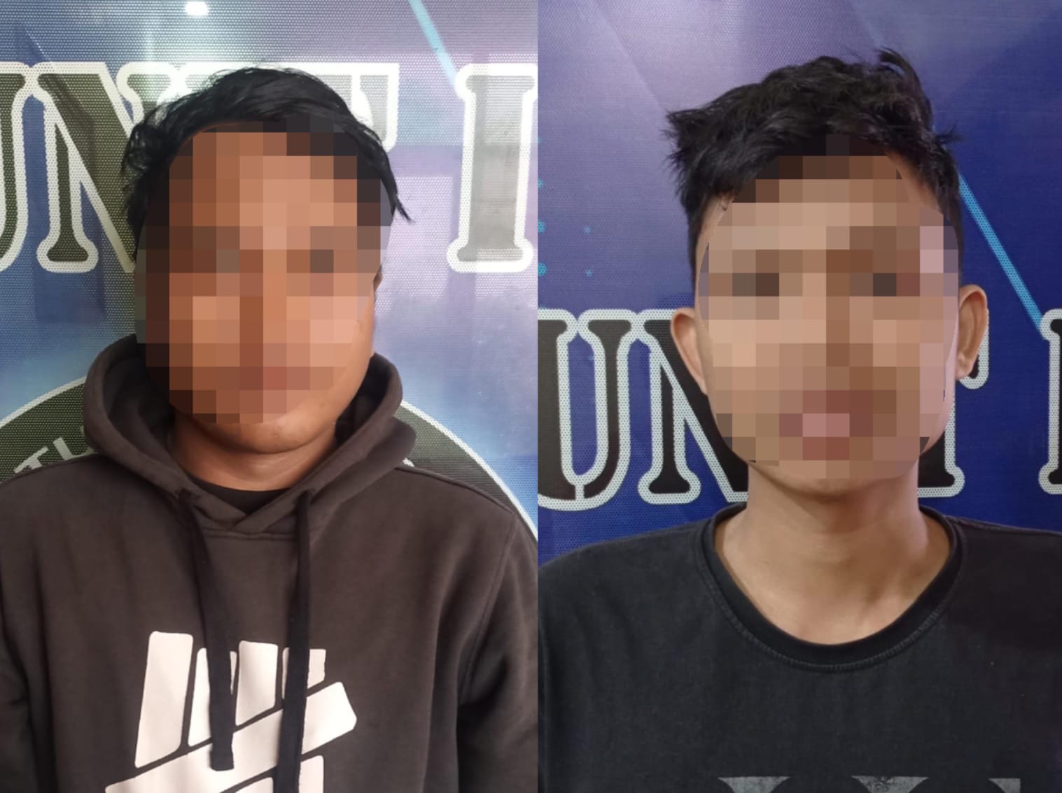 Dua pengedar narkoba jenis sabu asal Sumbermulyo, Jogoroto, Jombang yang dicokok polisi