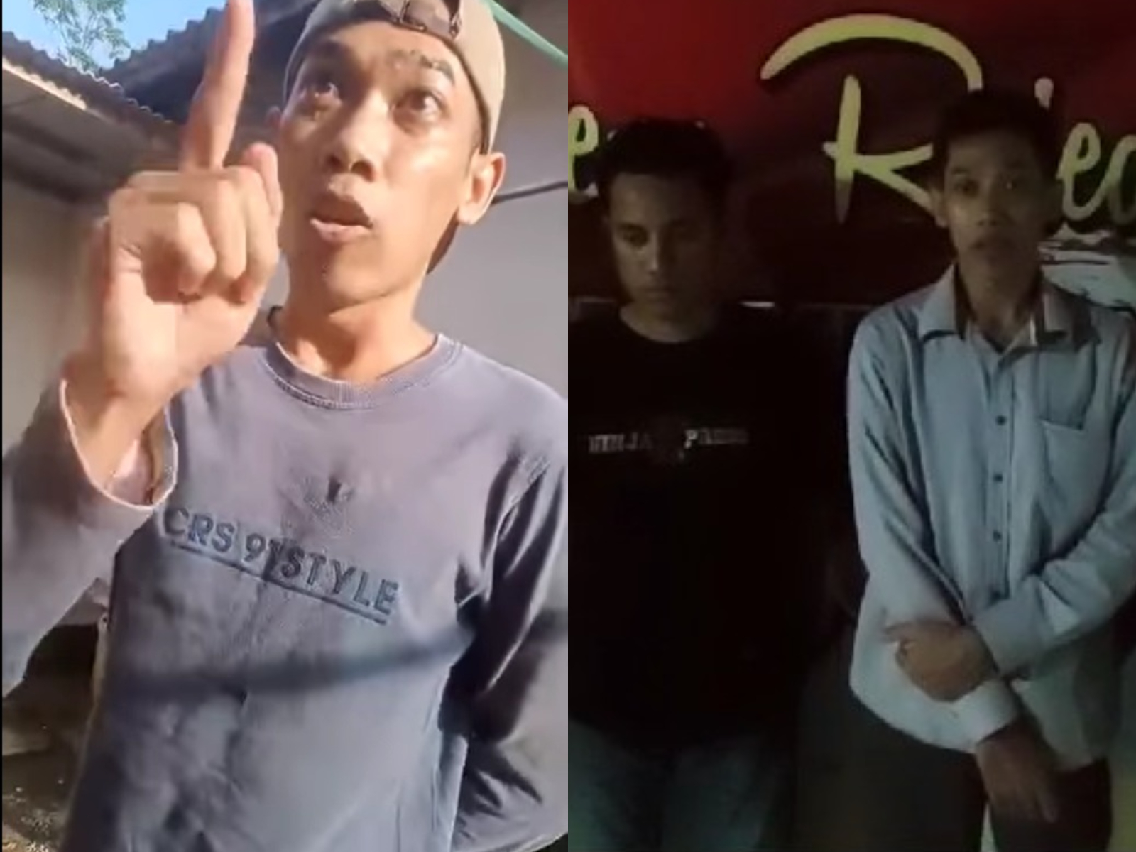 Potongan video klarifikasi pelaku pemukulan kurir COD di Jombang yang kini berakhir damai