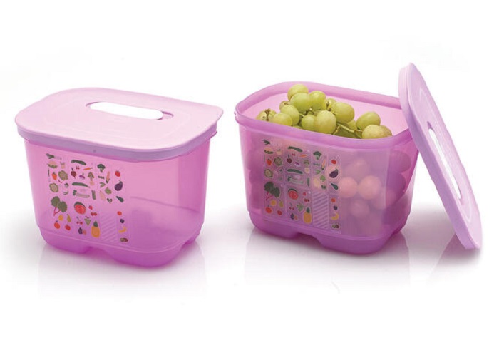 Ilustrasi produk Tupperware yang ikonik. Namun kini perusahaannya diambang kebangkrutan