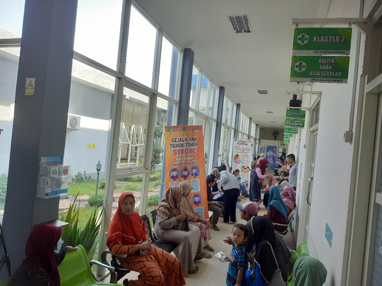 Pelayanan posyandu keluarga di puskesmas Sumobito Jombang