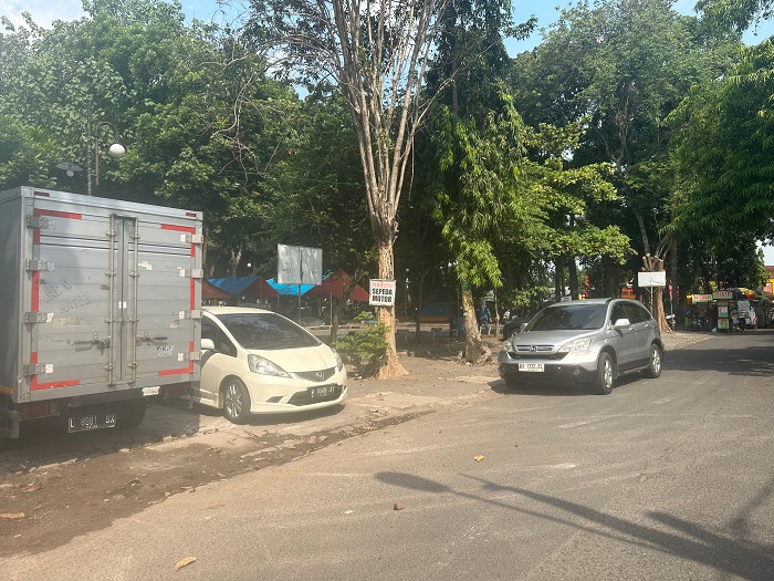 Ilustrasi parkir RTH di Jombang