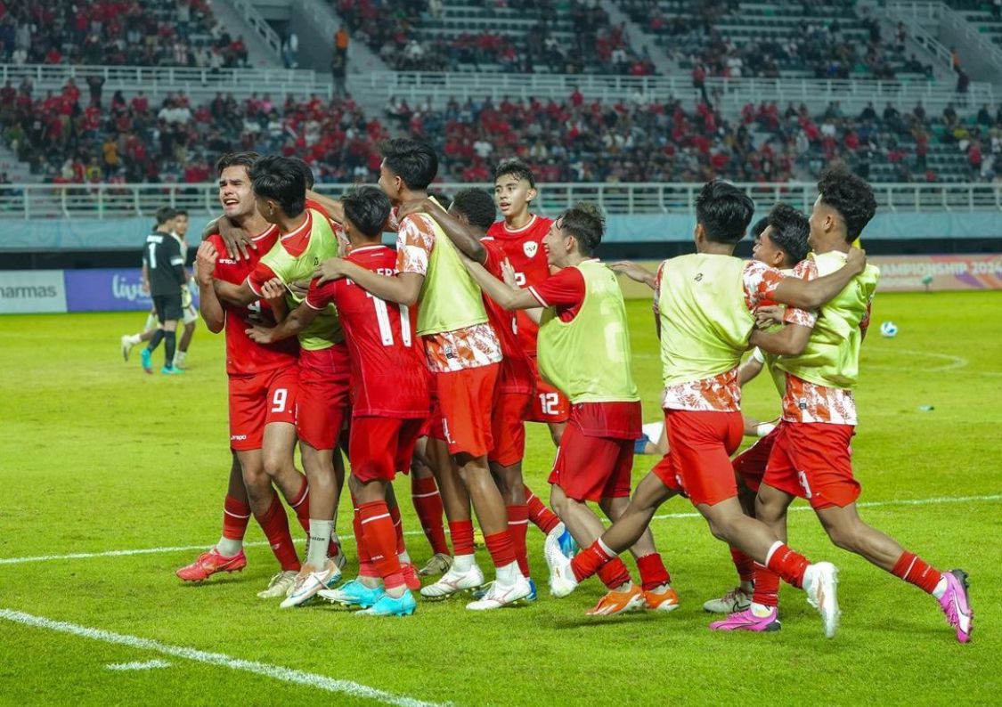 Timnas Indonesia U 20 yang dipastikan lolos ke Piala Asia 2025