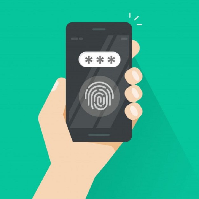 Ilustrasi mengunci aplikasi pada Hp Android