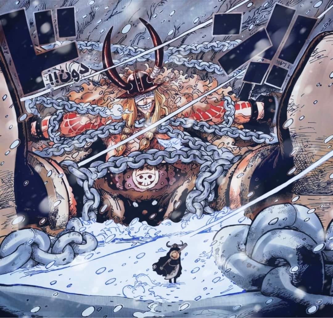 Loki, pangeran raksasa terkutuk yang kini bertemu luffy dalam Manga One Piece terbaru