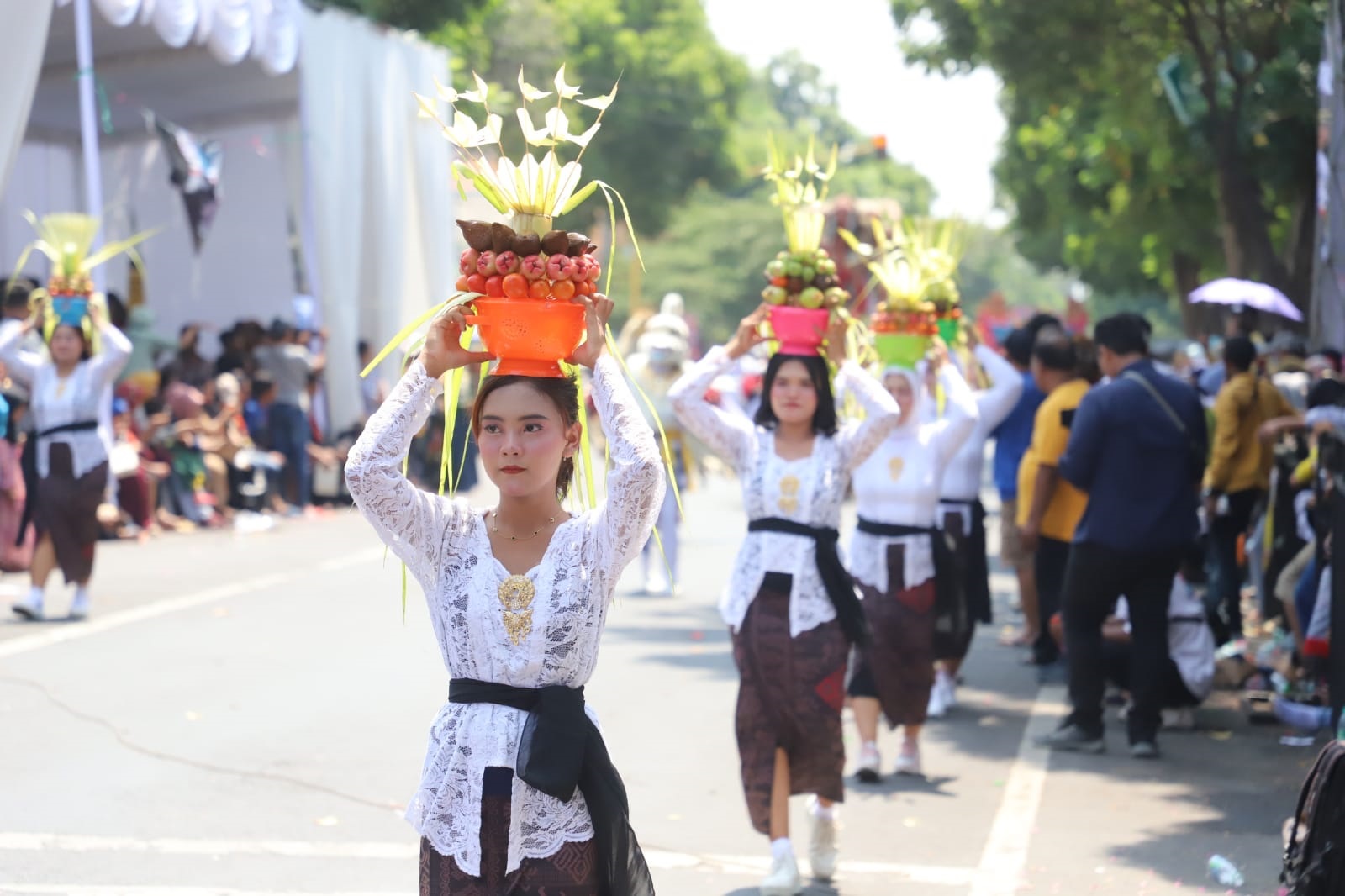 Peserta Jombang Culture Carnival yang digelar Dinas P dan K Jombang
