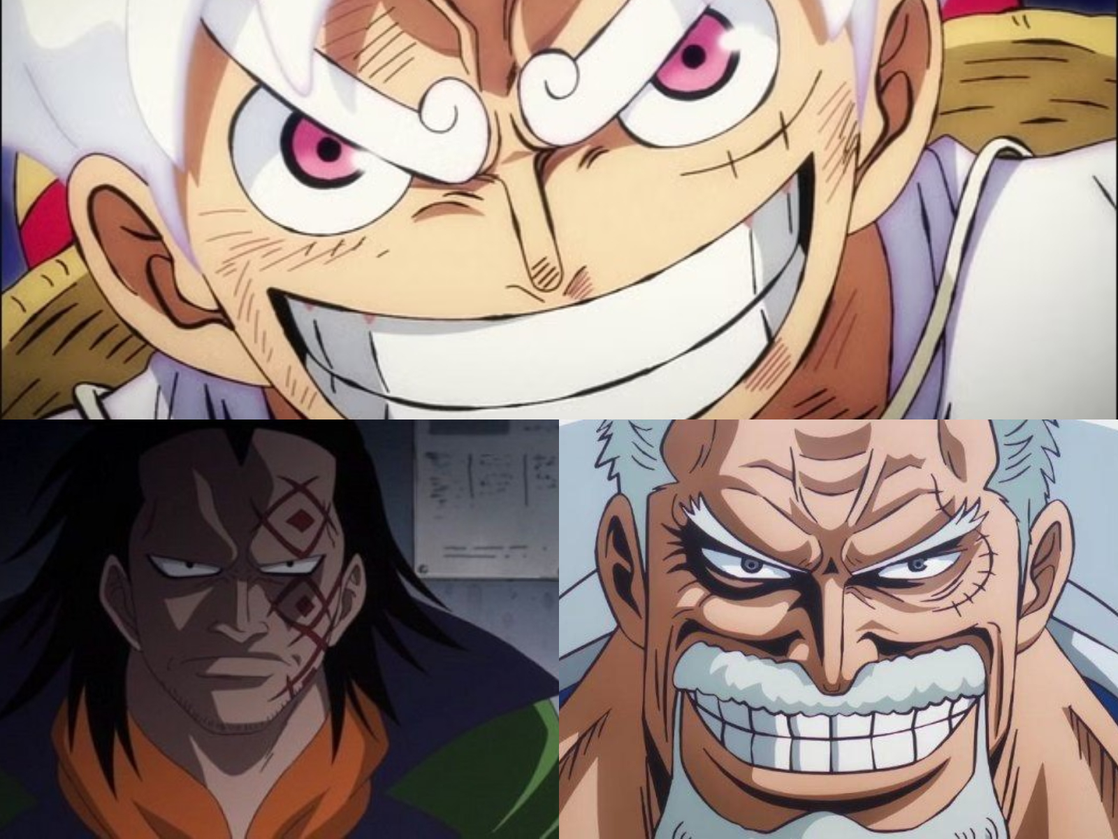 Luffy, Dragon dan Garp, tiga karakter One Piece ini manakah yang lebih kuat?
