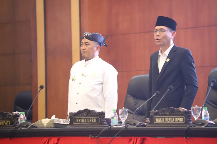 MULAI: DPRD dan Pemkab Jombang mulai membahas R-APBD 2025 pada paripurna Nota Penjelasan Bupati Jombang, Senin (21/10).