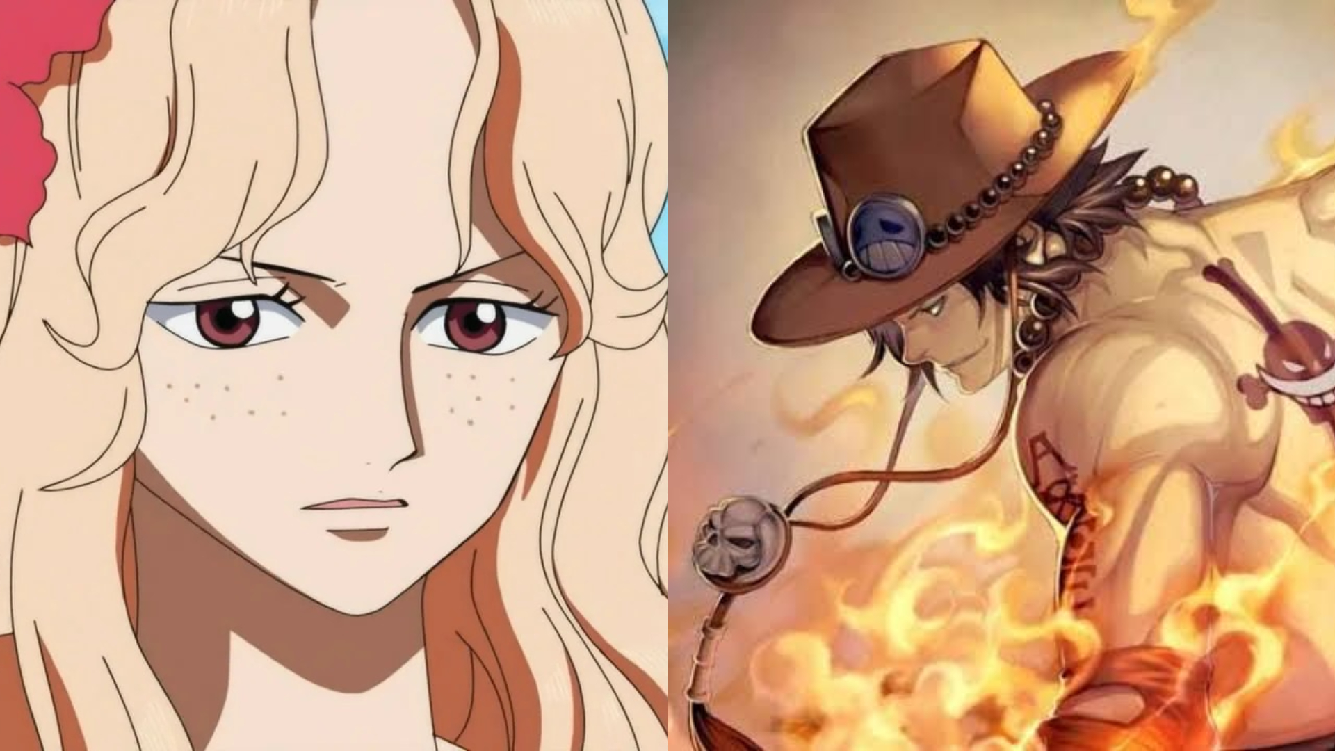 Portgas D Rouge dan Portgas D Ace