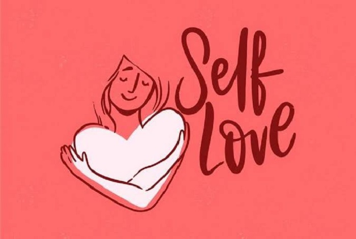 ilustrasi self love dan mencintai diri sendiri