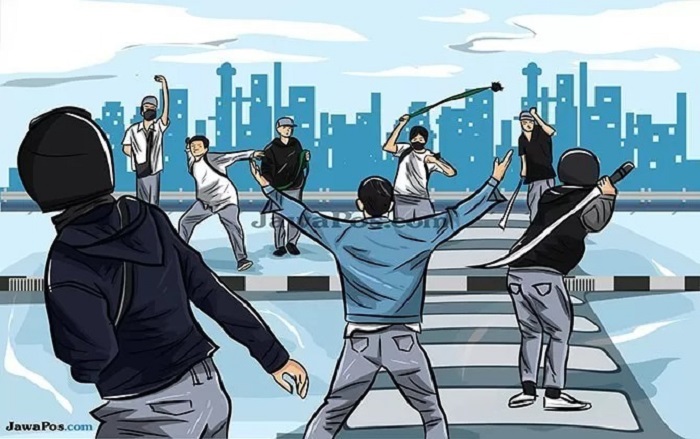 Ilustrasi gangster