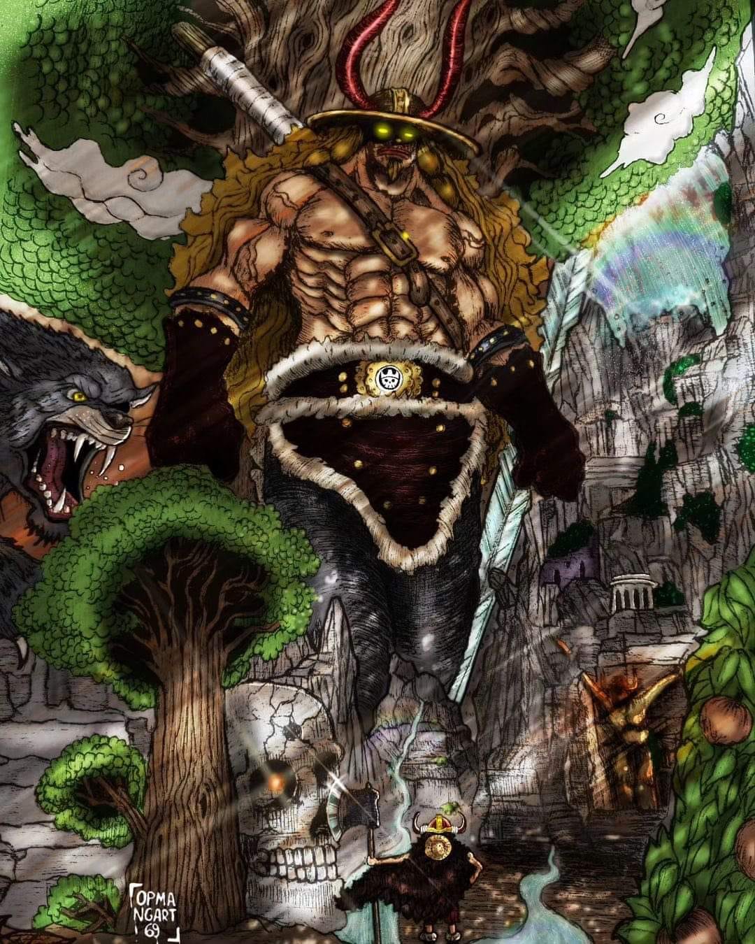 Ilustrasi Spoiler Manga One Piece 1131