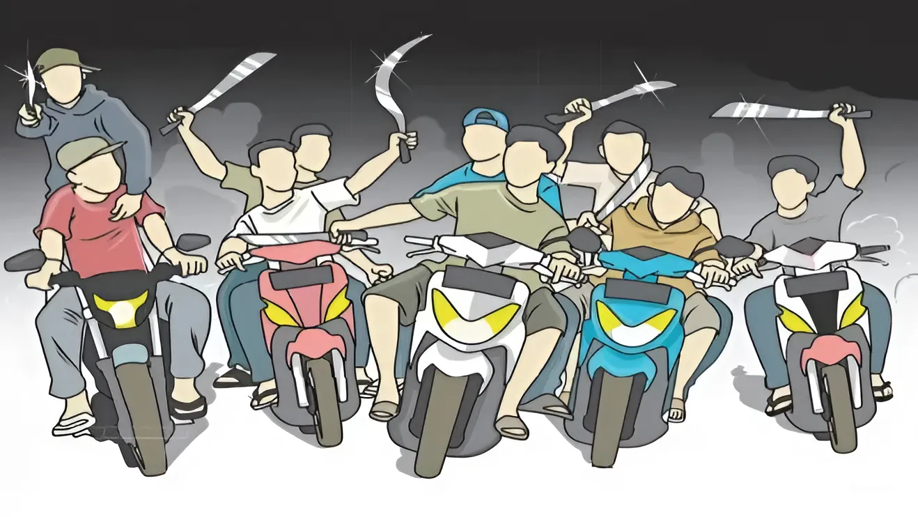 Ilustrasi gangster