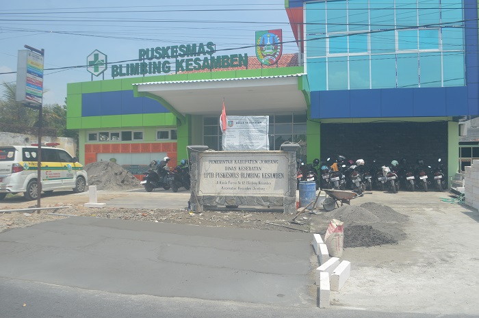 Puskesmas Blimbing, di Kesamben Jombang ini dibangun dengan dana bagi hasil cukai hasil tembakau (DBHCHT)