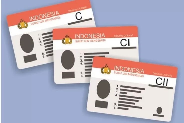 ilustrasi surat izin mengemudi atau SIM