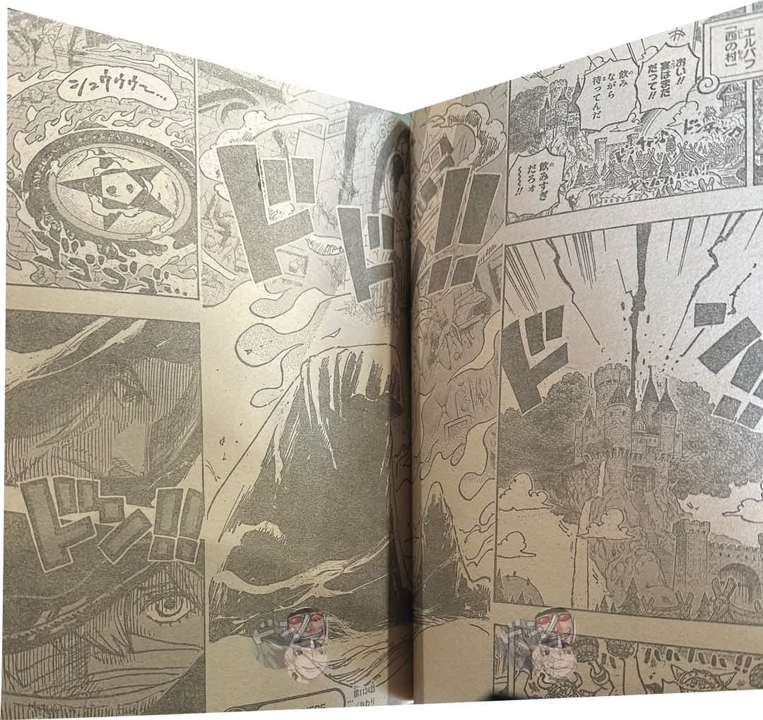 Spoiler lengkap Manga One Piece 1134 yang menampilkan lingkaran sihir dan penyusupan kembaran shanks