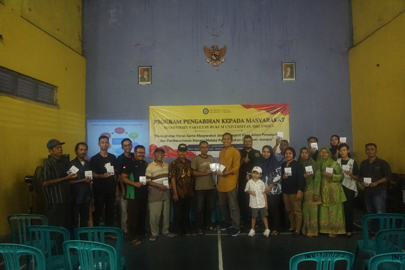 Kegiatan pengabdian masyarakat Dosen-Mahasiswa Unair di Desa/Kecamatan Mojowarno Jombang