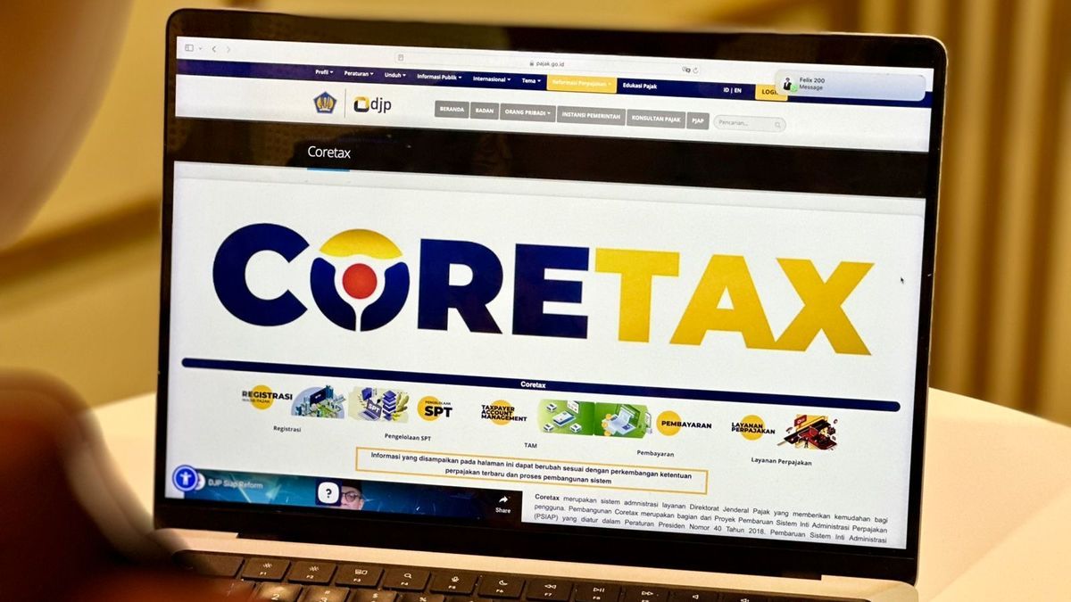 Ilustrasi coretax, aplikasi layanan pajak terbaru dari pemerintah