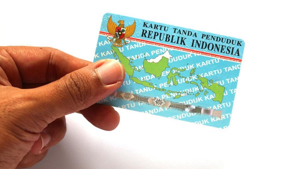 Ilustrasi blangko KTP el