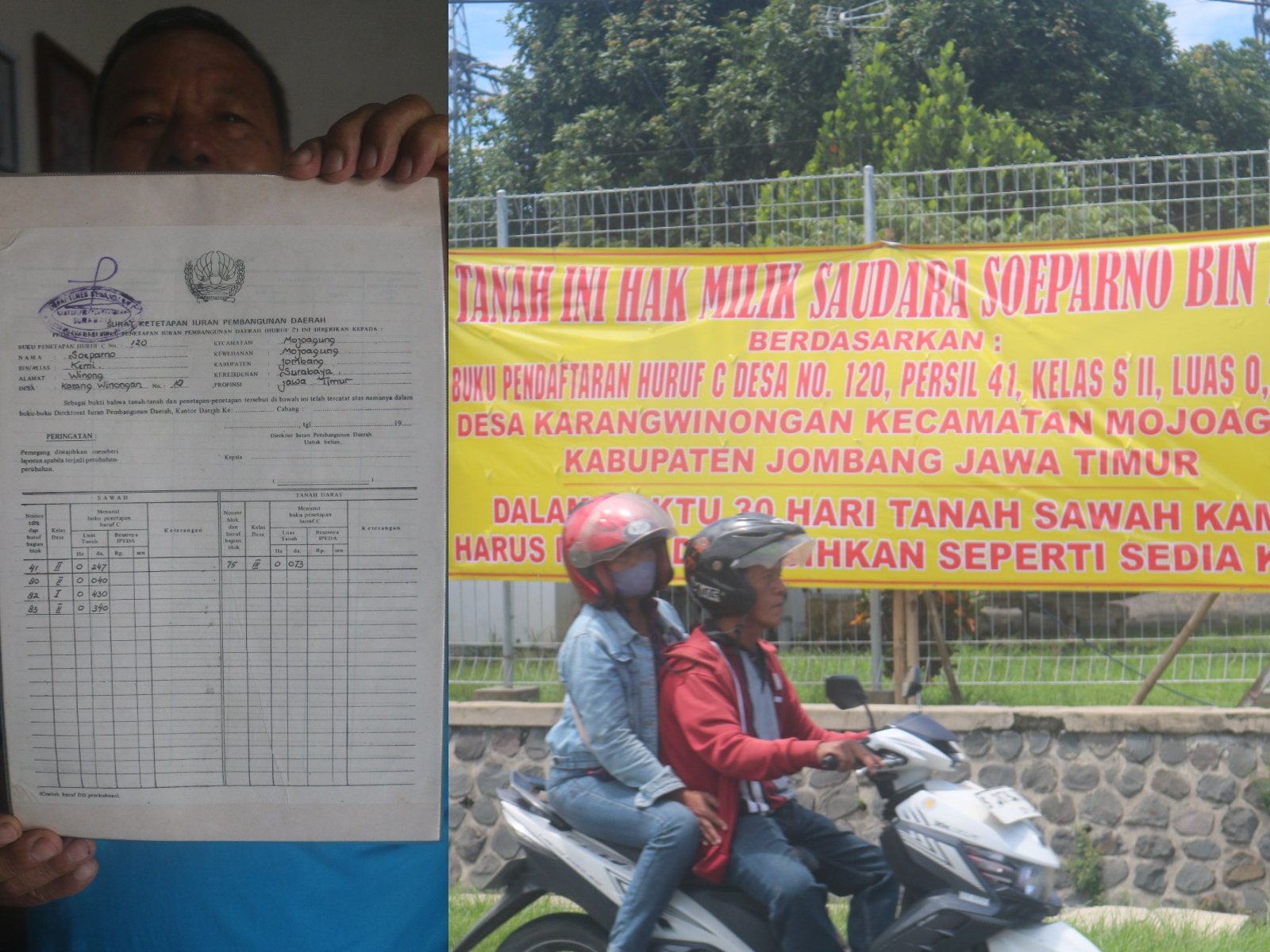 Warga di Jombang minta ganti rugi ke PLN hingga Rp 50 miliar karena 28 tahun merasa tanahnya diserobot