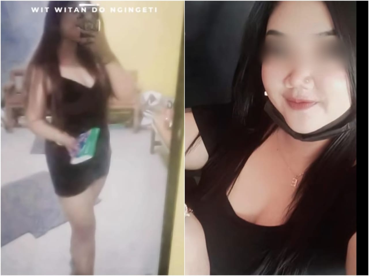 Potongan gambar akun medsos E, 24, wanita yang diduga jadi penyebab kasus pembunuhan di barbershop Jombang