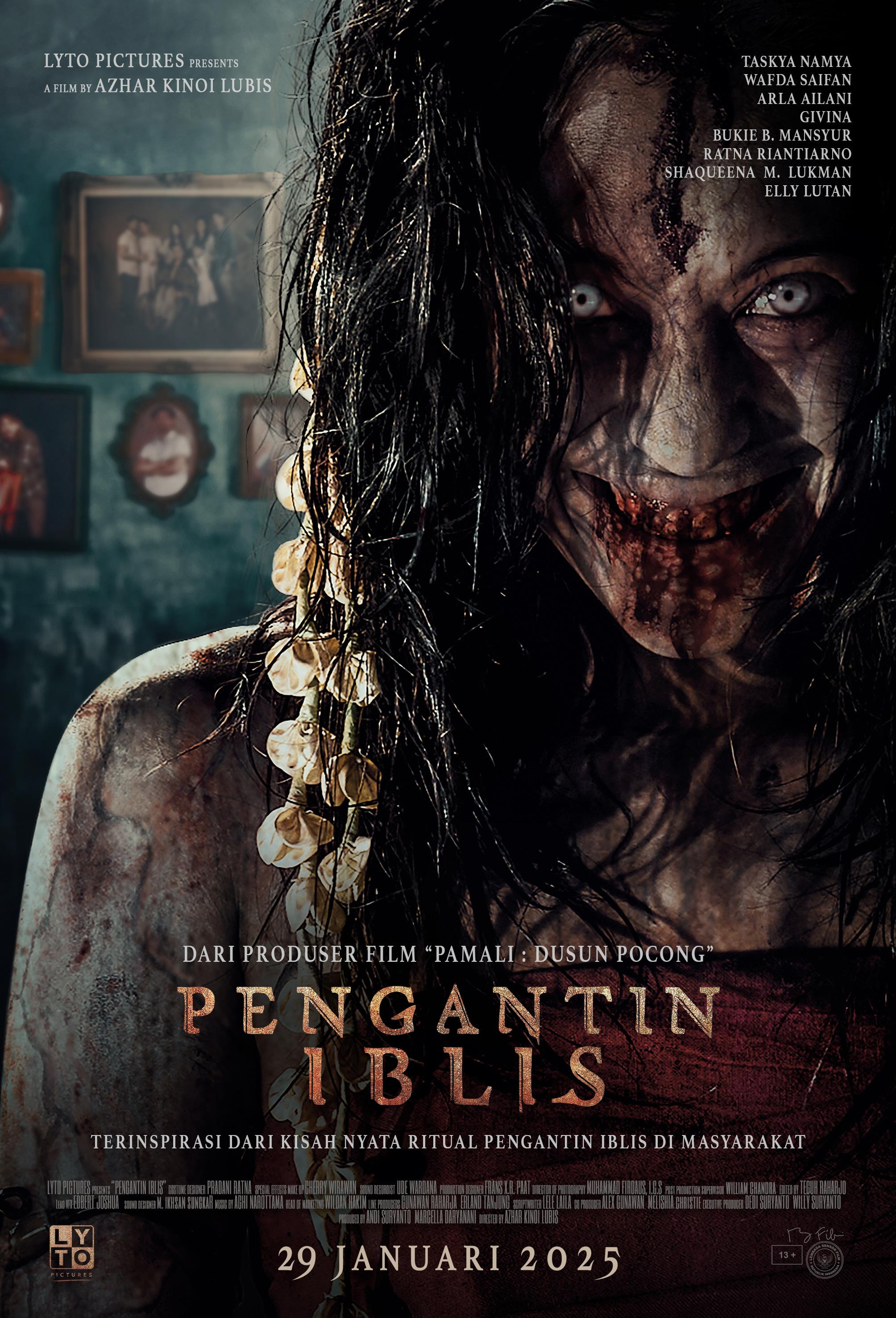 Film horor pengantin iblis yang tayang Januari 2025