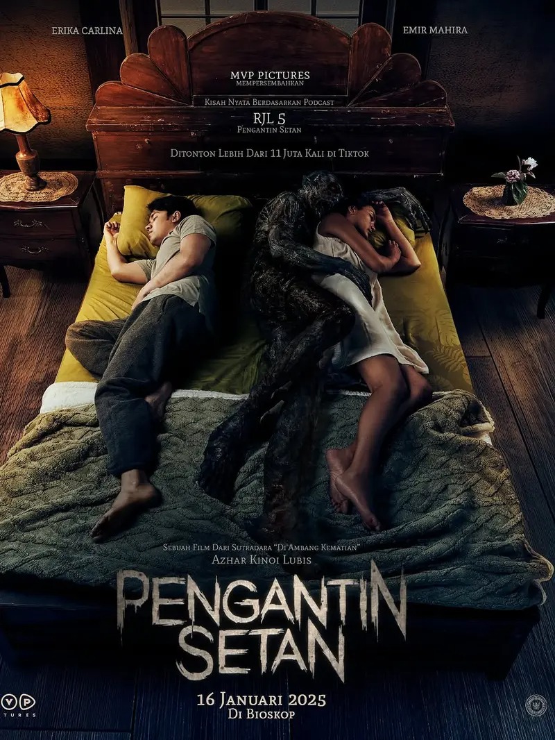 Film Horor Pengantin Setan yang tayang Januari 2025