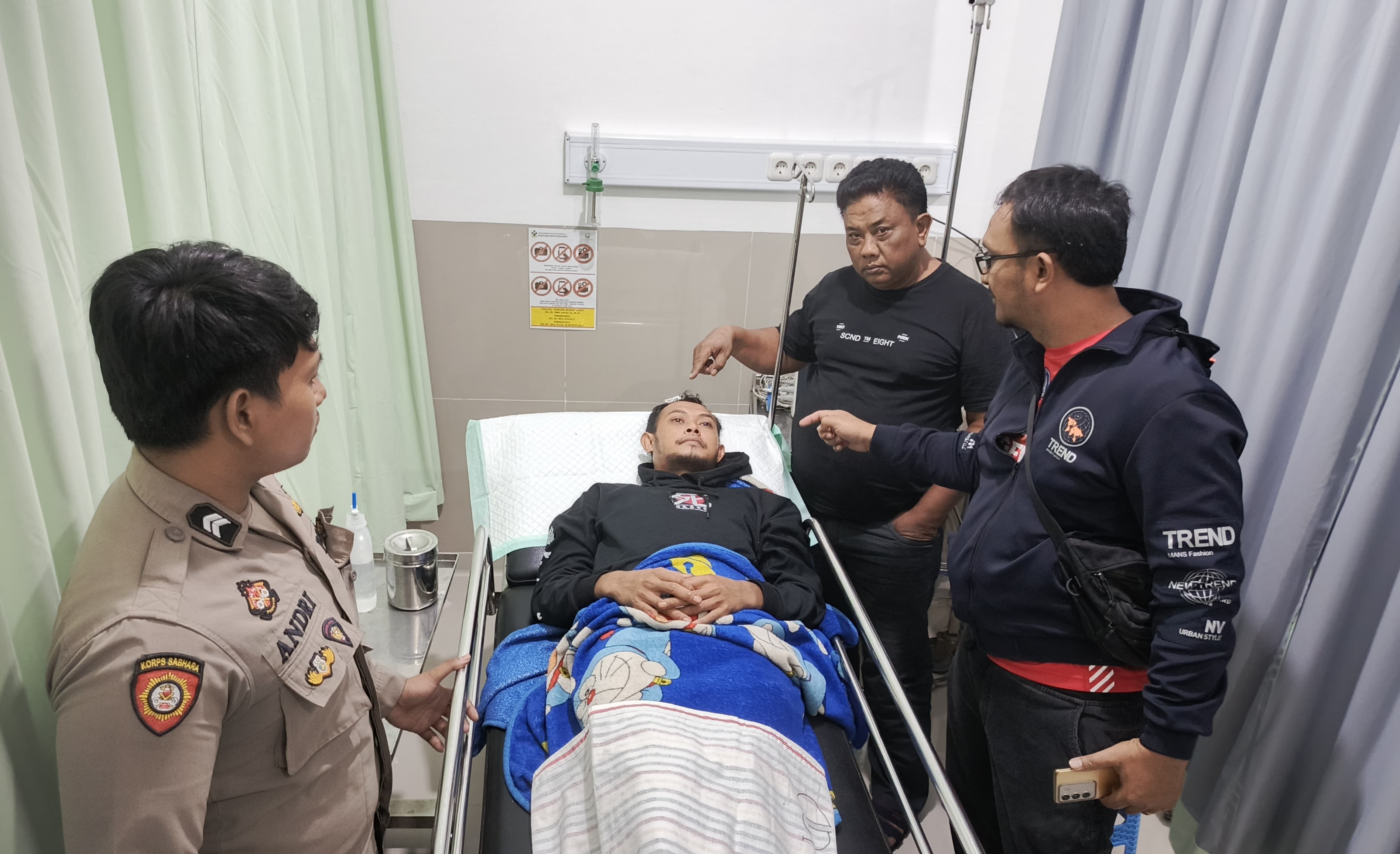 Korban penganiayaan yang dilakukan ayah tiri di Desa Pakel, Bareng, Jombang