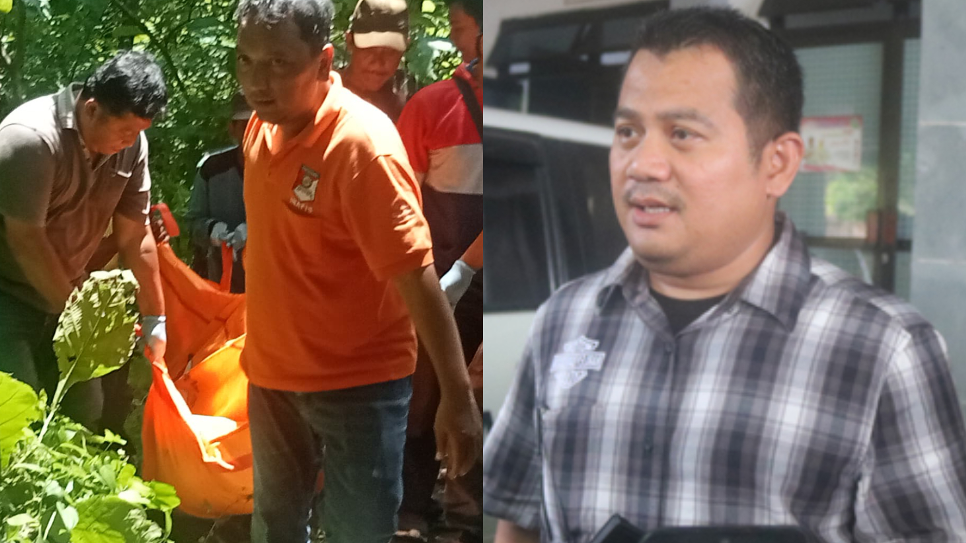 Kapolres Jombang mengungkao ciri-ciri jasad pria yang ditemukan di dalam hutan Kabuh, Jombang