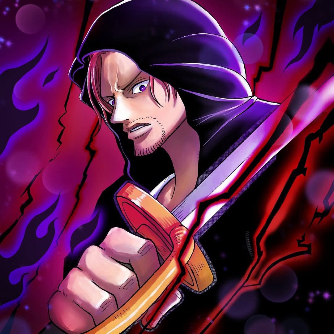 Pria mirip Shanks bertudung yang diperkenalkan sebagai Shamrock di Manga One Piece 1137