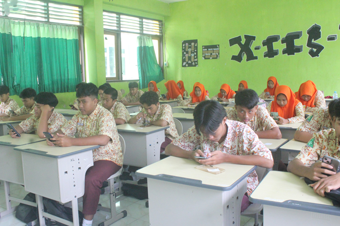 Pelaksanaan Tryout ANBK di MAn 1 Jombang