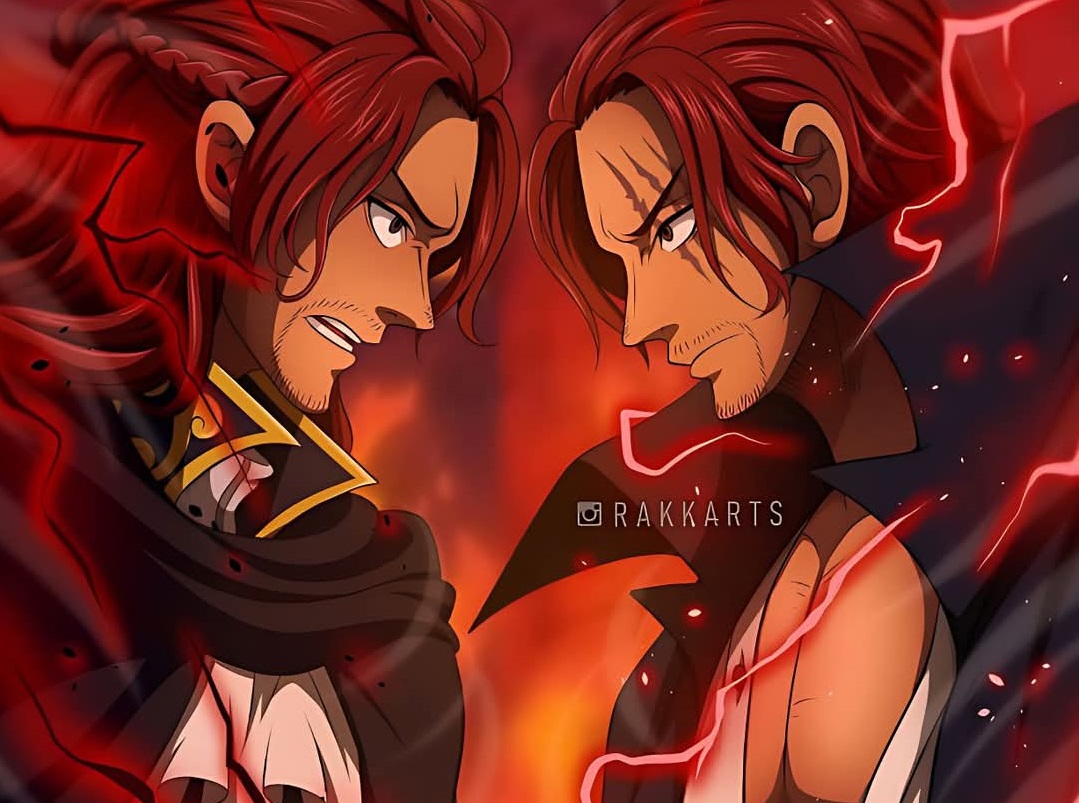 Figarland Shamrock dan Shanks yang dikonfirmasi saudara kembar pada Manga One Piece 1138
